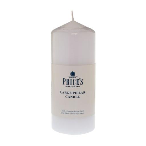 Prices Pillar Candle White 6in