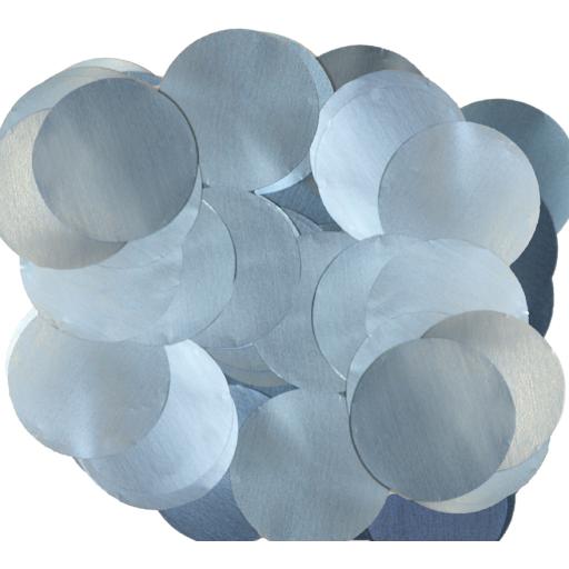 Metallic Pearl Foil Confetti 25mm x 14g Lt.Blue