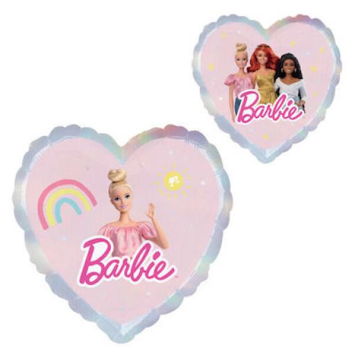Barbie Vibes Birthday Heart Foil Helium 18" Balloon