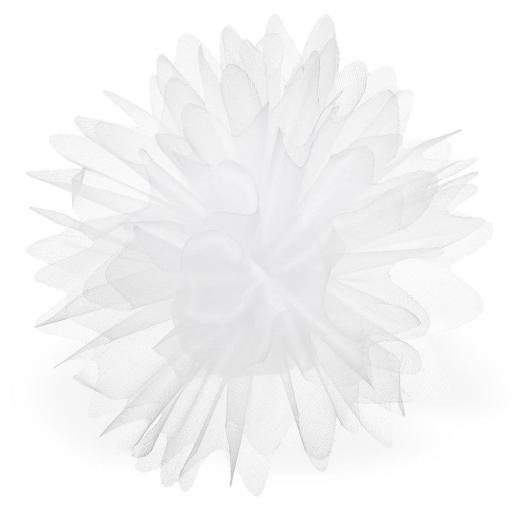 White Crystal Zig-Zag Net /Ivory Shadow Edge - pack of 50