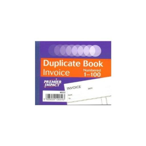 Duplicate Invoice Book Small 1-100