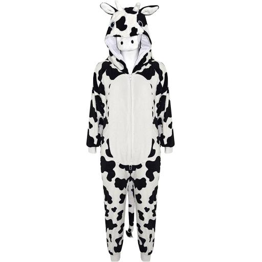 Cow Costume with Hooded All in One, Child Small Size