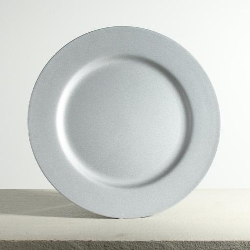 Silver Plastic Plate