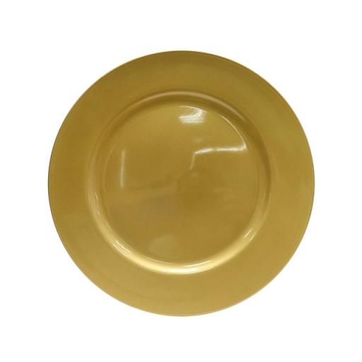 Gold Plastic Plate