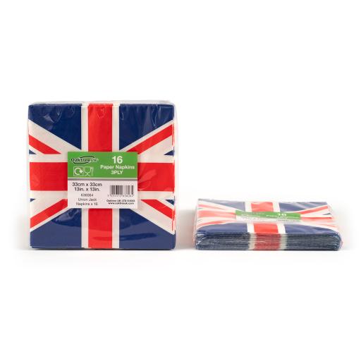 Union Jack 33cm x 33cm  Napkins