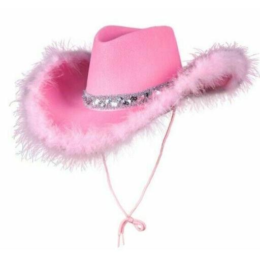 Texan Cowgirl Top Hat - Pink