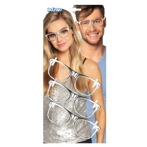 3 Party Glasses Silver