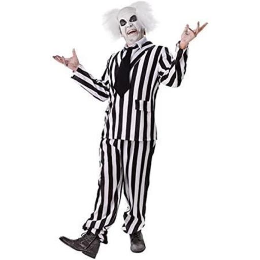 Crazy Ghost (One Size) Adult Fancy Dress Costume