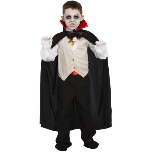 Children's Classic Vampire Costume (Small / 4-6 Years)