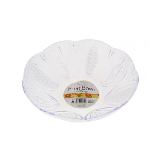 Round  Plastic Food Bowl  Leaf  Design