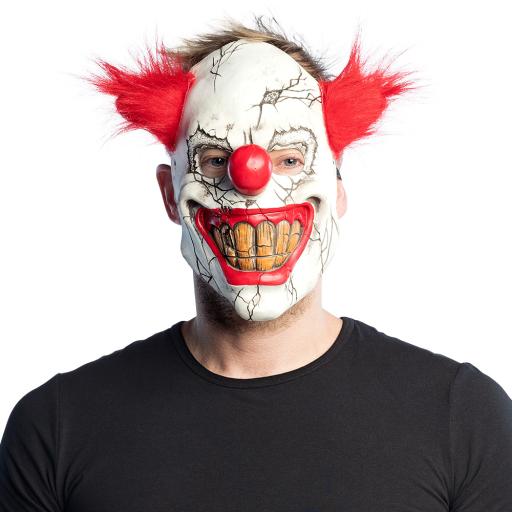 Latex face mask Wicked clown