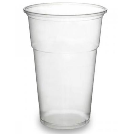 Plastic Clear Cup Half Pint 25pcs