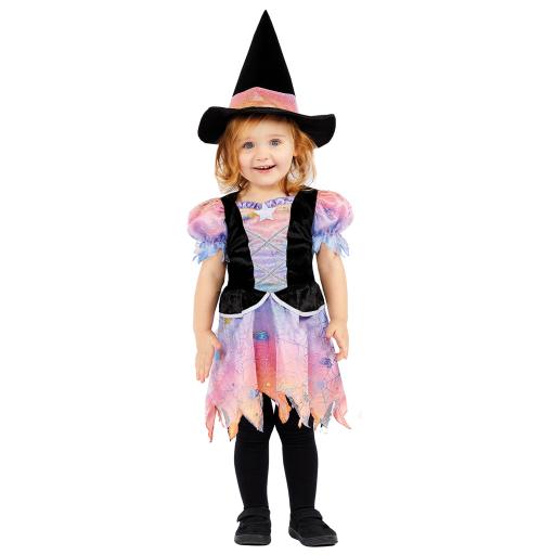 Ombre Witch Costume - Age 3/6 Years