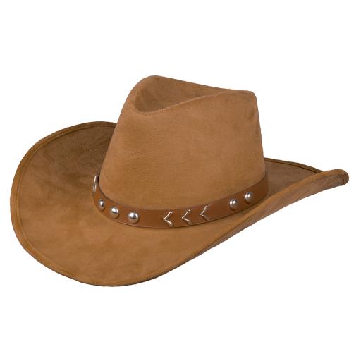 cowboy hat Nebraska brown suede looon