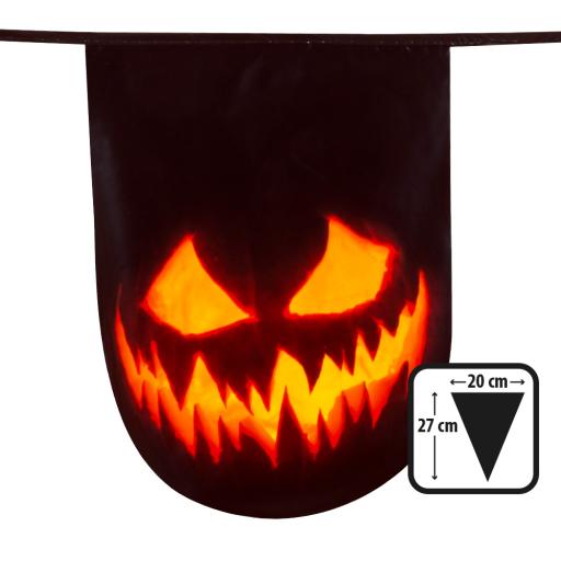 PE bunting Creepy Pumpkin