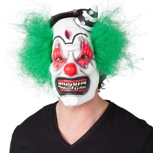Latex face mask Horror clown
