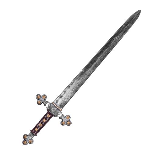 knight's sword 72,5 cm silver grey