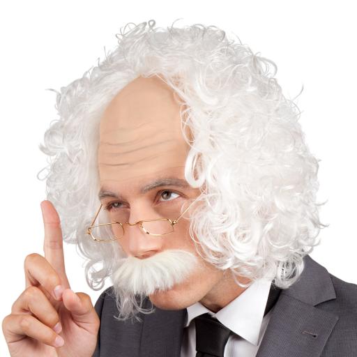 Albert Einstein Wig Set