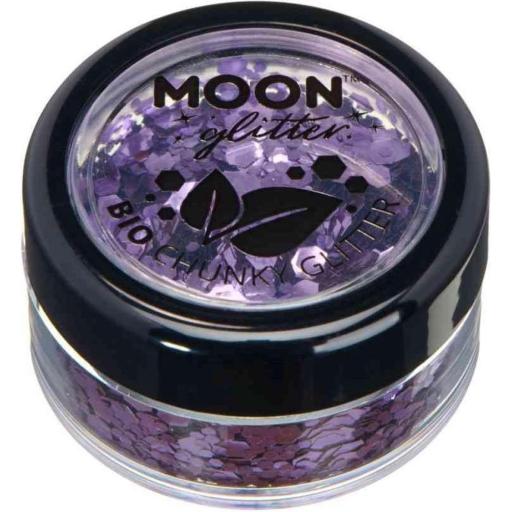 Moon Creations Large Glitter Flakes Bio 3 Gr Violet