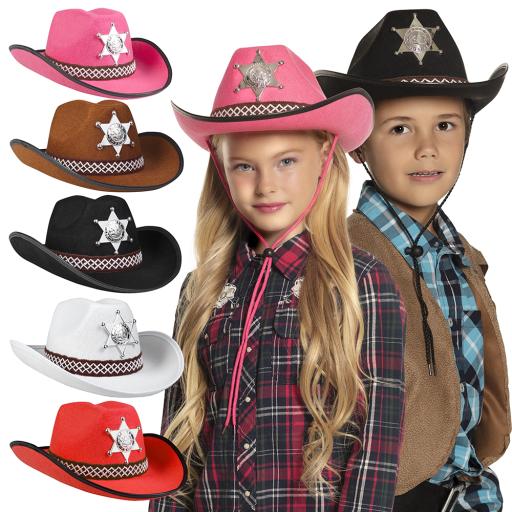 Child Hat Sheriff Junior Assorted