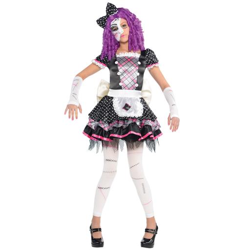 Damaged Doll Costume - Age 8-10 Years