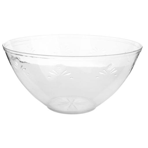 Large Clear Salad Bowl 12Inch
