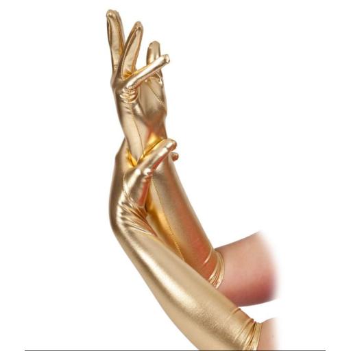 Ladies Long Gloves (44cm) GOLD