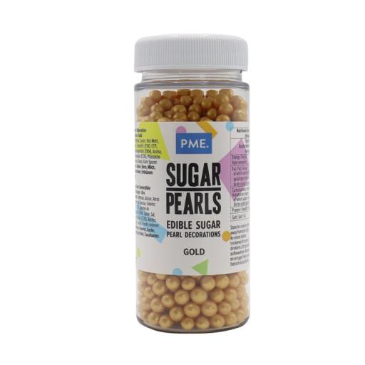 Gold Edible Cake,Cupcake Sugar Pearls 100g