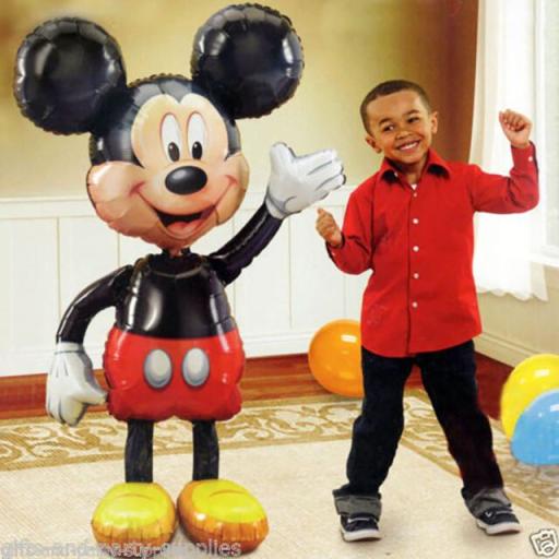 Mickey Mouse Airwalker Foil Balloons 38"/96cm x 52"/132cm