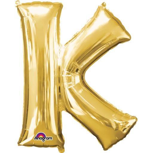 Balloon Air-Filled K Gold 16in