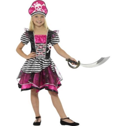 Perfect Pirate Girl Costume Size M