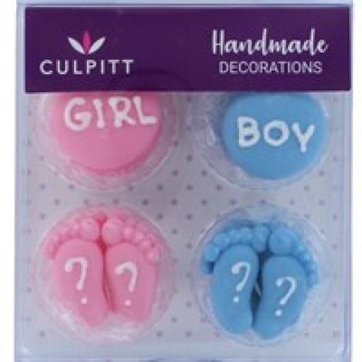 Boy Or Girl Handmade Edible Decoration