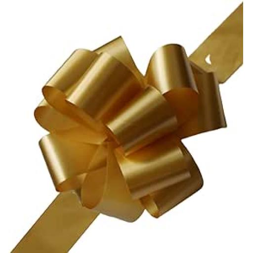 20 Gold Pull Bows (50mm)