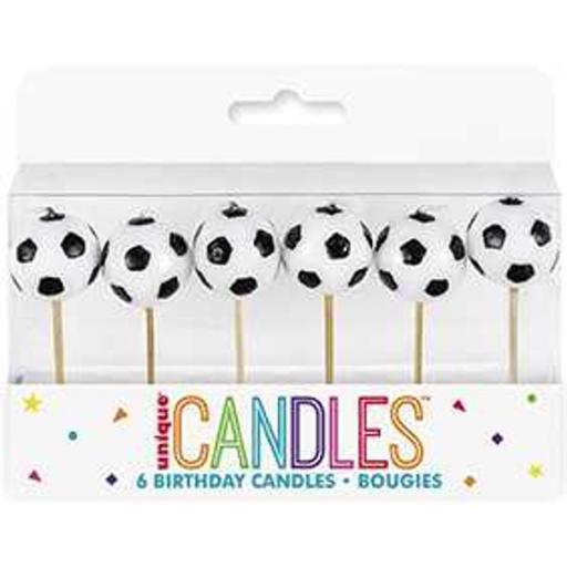 Football Pick Candles 6pk