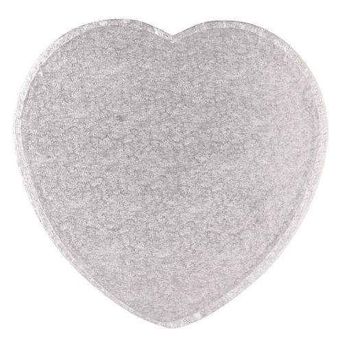 12" Heart Cake Drum Silver 12mm