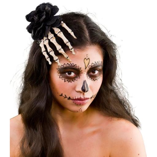 Skeleton Rose Hair Decoration