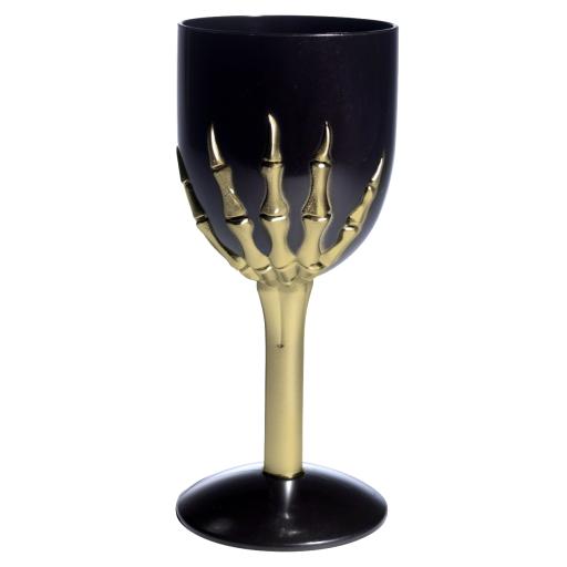 Gothic Wine Glass Black