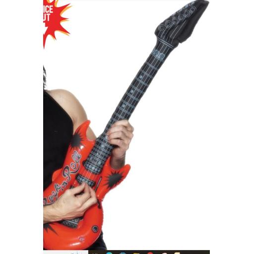 Inflatable Guitar, Assorted, 99cm / 39in