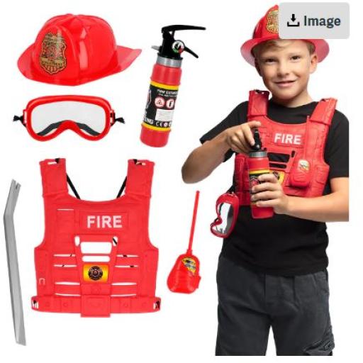 Set Firefighter kid