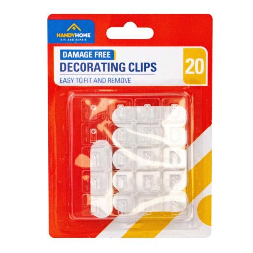 Damage Free Decorating Clips 20pk