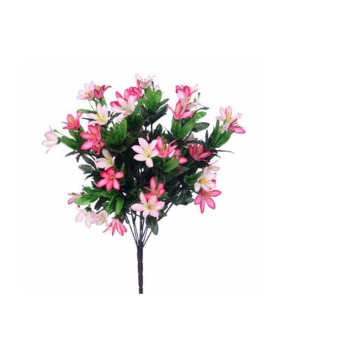 40 Cm Wild Lily Bush Pink /Light Pink