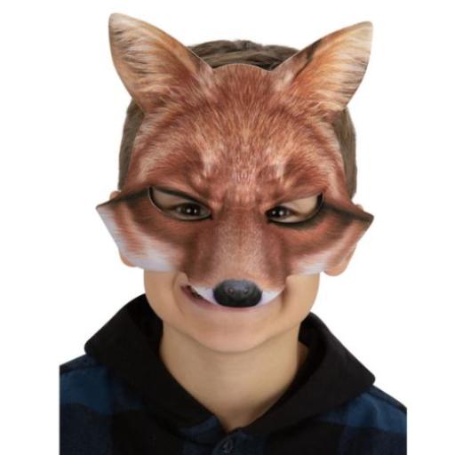 Kids Fox Mask, on Elastic