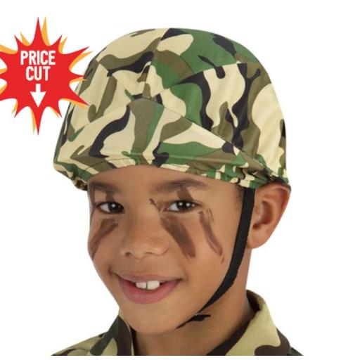 Kids Army Camo Helmet