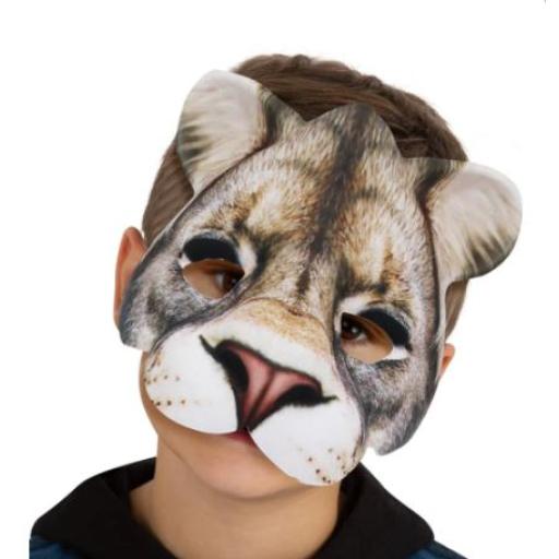 Kids Lion Mask, on Elastic