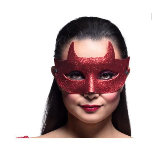 Eye mask Devil glitter