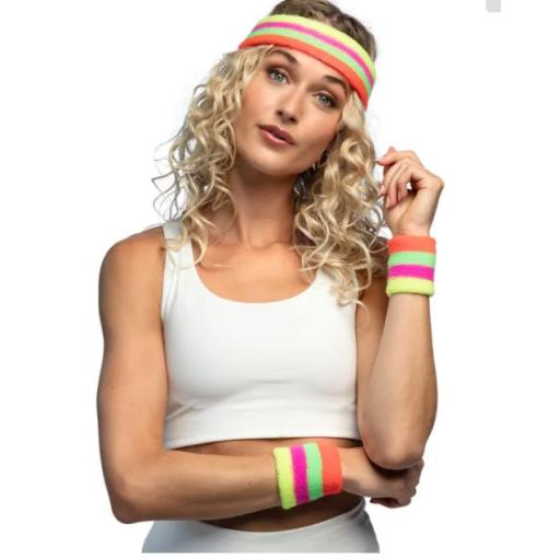 3 Sweatbands neon