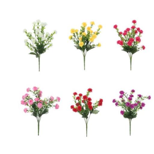 32 Cm Mini Mum  Bush Assorted