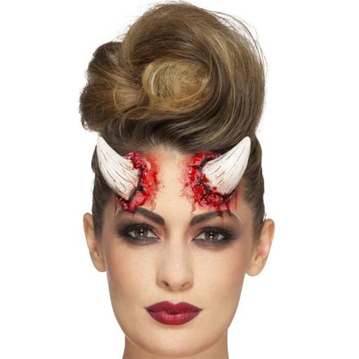 Make-Up FX, Latex Devil Horn Prosthetics, with Adhesive