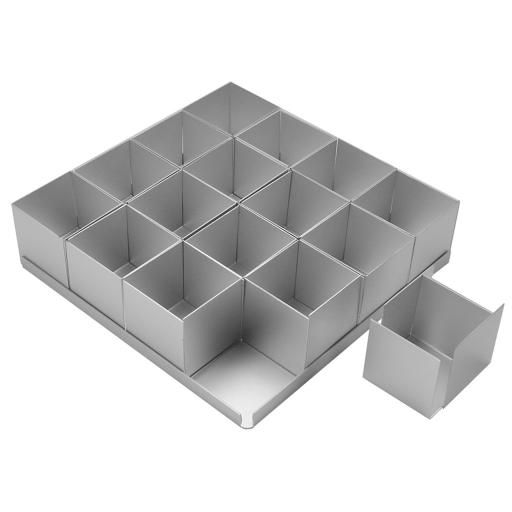 Silverwood - Mini Square Cake Pan Set 36Pcs. (5cm)