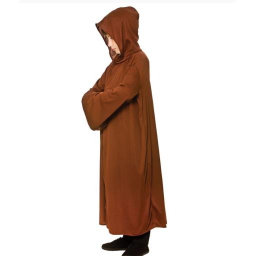 Kids Hooded Cloak - Brown